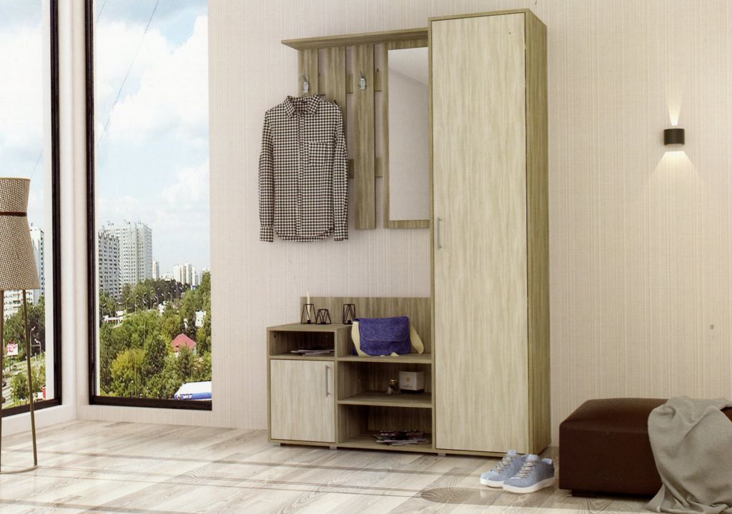 прихожая в Злеленограде Бангкок Ясень Шимо темный Ясень Шимо свтелый